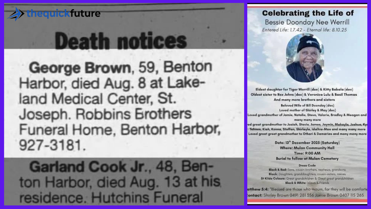 Brown Brothers Death Notices